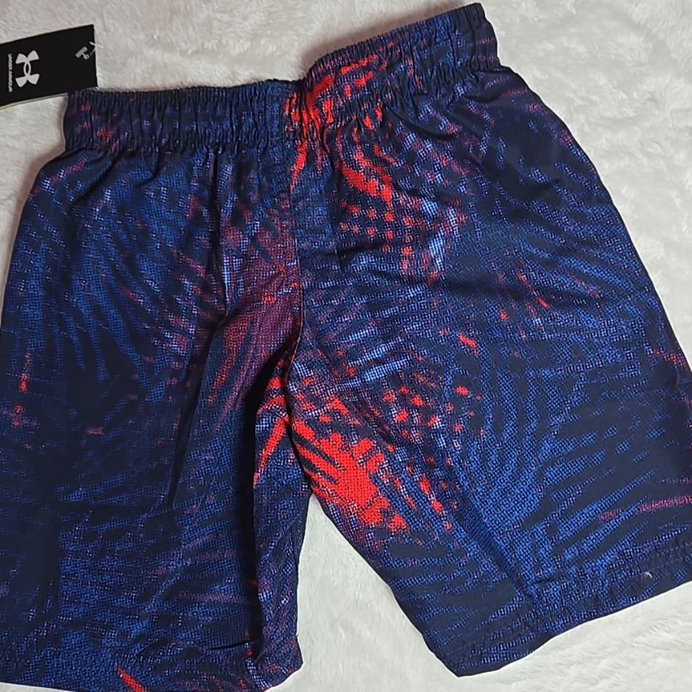 Under Armour boys Volley Fashion Swim Trunks Midnight Navy Size YSM/JP/P - Picture 12 of 13